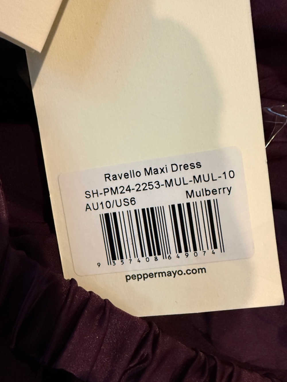 Peppermayo Plum Slip Maxi Dress - Picture 10 of 13